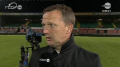 John van den Brom et Sacha Kljestan après Lokeren-Anderlecht