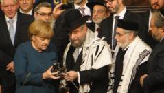 Angela Merkel récompensée à la Grande Synagogue de l'Europe, à Bruxelles