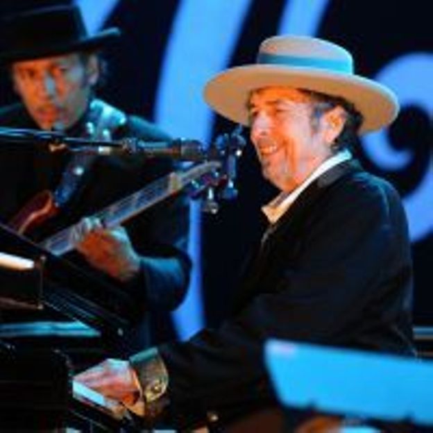 Bob Dylan au Festival des Vieilles Charrues en France, en juillet 2012