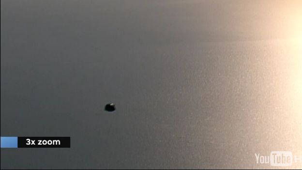 L'OVNI au dessus de la mer des Wadden, aux Pays-Bas
