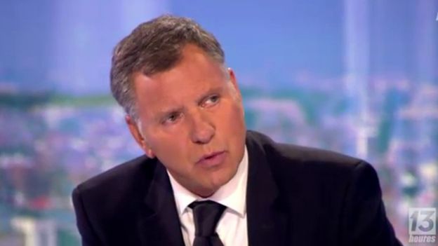 Alain Courtois sur le plateau du 13h de la RTBF