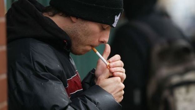 Un fumeur