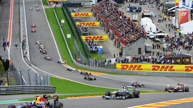 La F1 à Spa-Francorchamps