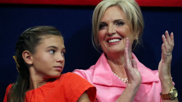 Ann Romney et sa petite fille
