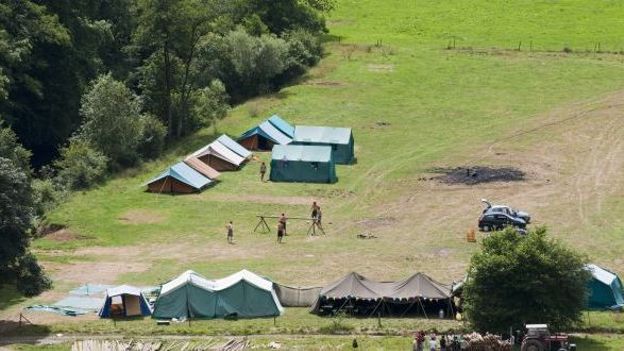 Un camp scout à Viroinval