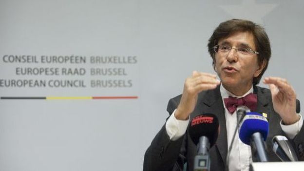 Le Premier ministre Elio Di Rupo