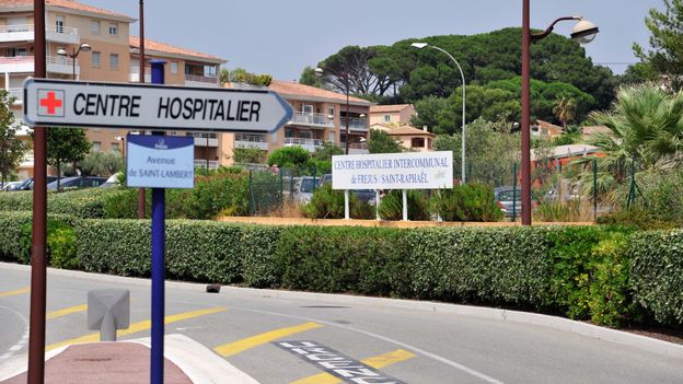 L'hopital de Fréjus dans lequel Michel Daerden est hospitalisé