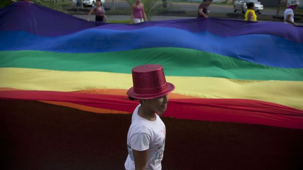 Manifestation contre l'homophobie