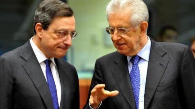 Mario Draghi & Mario Monti