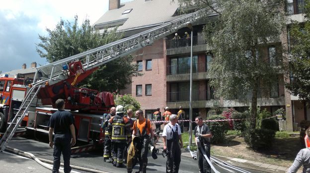 Les pompiers sont venus de Wavre, Jodoigne, Braine-l’Alleud et Overijse.