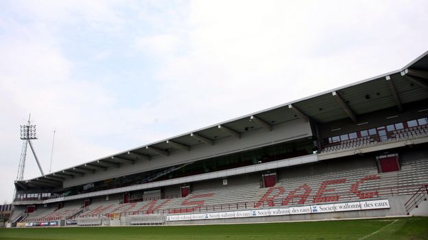 Le stade montois où eut lieu la rencontre entre Mons et Charleroi en 2008