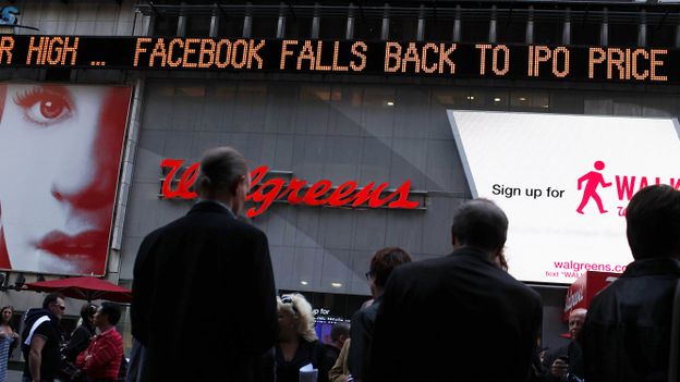 Illustration - L'action Facebook a perdu près de la moitié de sa valeur en trois mois