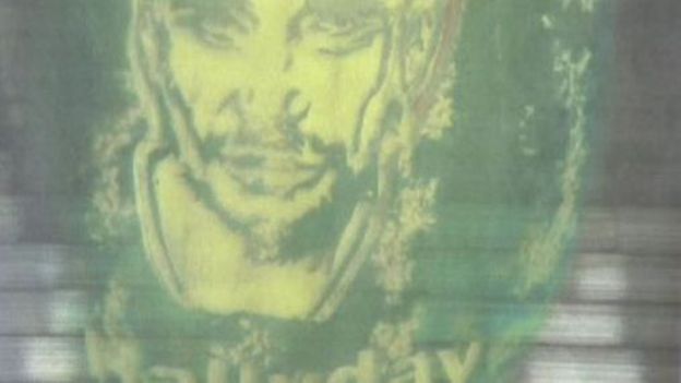 Une pastèque à l'effigie de Johnny !