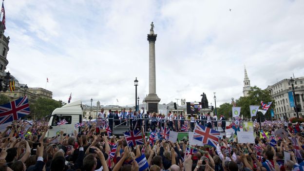 Londres a fêté les héros de "ses" Jeux