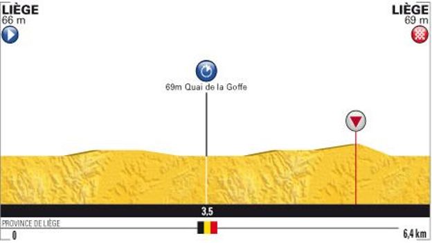 Tour 2012 : itinéraire du prologue à Liège