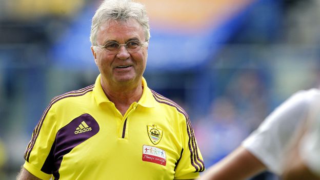 Guus Hiddinck, entraineur de Anzhi