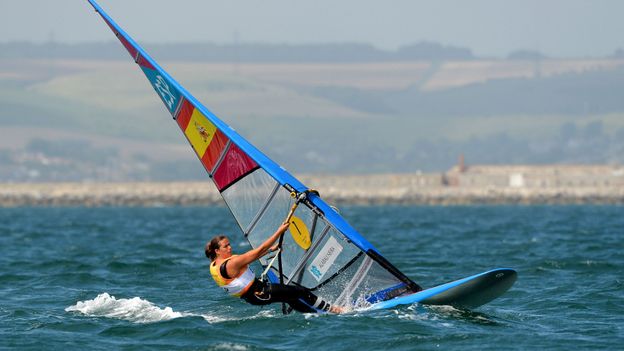 Marina Alabau Neira a été sacrée championne olympique de planche à voile (RS:X)