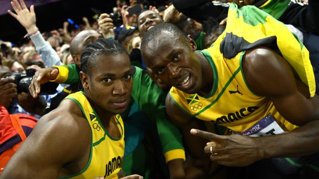 Yohan Blake avcec Usain Bolt