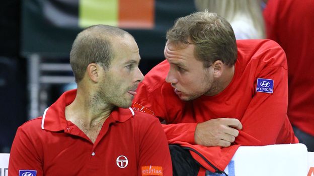 Olivier Rochus et Steve Darcis