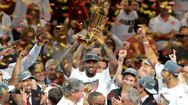 Miami et lebron James sacré champion NBA
