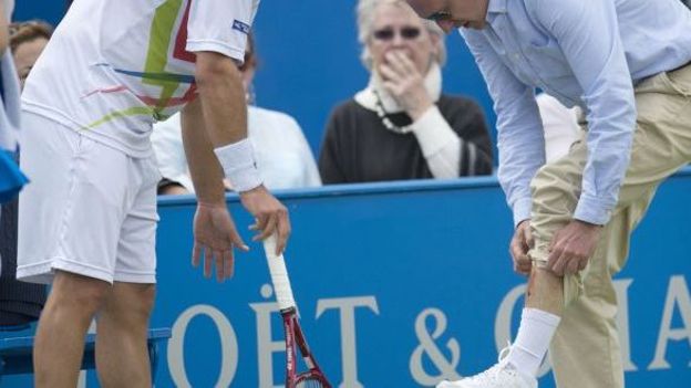 Le juge de ligne poursuit Nalbandian