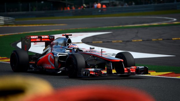 Jenson Button en pole à Spa