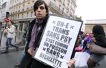 Manifestation pour le droit des transsexuels en France