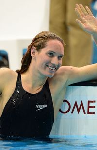 La nageuse Camille Muffat