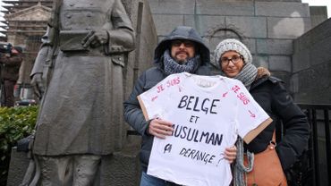 Le 1er février 2015, des citoyens manifestaient à Bruxelles contre toutes les formes de haine.