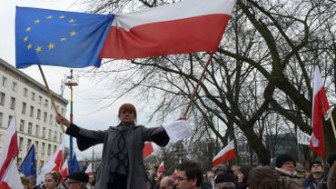Une manifestation anti-gouvernement le 19 décembre dernier à Varsovie. Une manifestation anti-gouvernement le 19 décembre dernier à Varsovie.