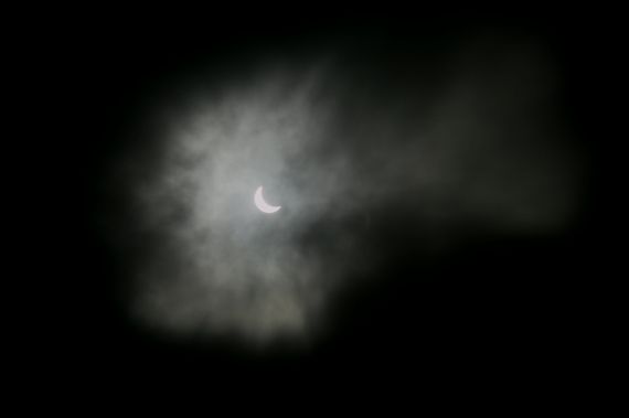 L'éclipse vue à Bruxelles
