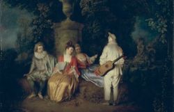 Antoine Watteau : La Leçon de musique