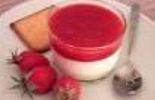 Pana cotta fraises