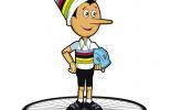 Un Pinocchio menteur comme mascotte...