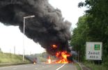123 Incendie d'un camion: l'autoroute E19 Bruxelles-Anvers rouverte