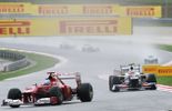 Alonso devant la surprise Perez