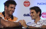 Del Potro bat Federer en exhibition