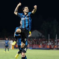 Le FC Bruges et Rafaelov, auteur d'un but, s'imposent à Debrecen