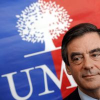 François Fillon, candidat à la présidence de l'UMP