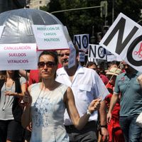 Manifestation des fonctionnaire ce jeudi à Madrid