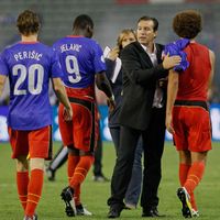 Wilmots félicite ses joueurs