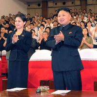 Kim Jong-Un et son épouse