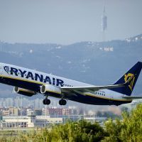 Un vol Ryanair à Barcelone