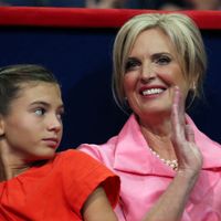 Ann Romney et sa petite fille