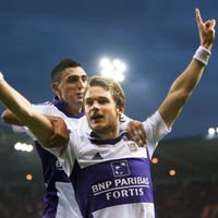 Suarez et Gillet à la fête