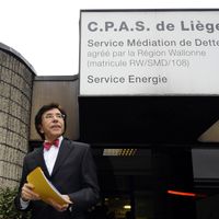 Le Premier ministre Elio Di Rupo en visite au CPAS de Liège