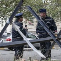Six personnes voulaient manifester devant l'ambassade des États-Unis à Bruxelles et ont été arrêtées administrativement
