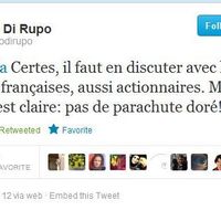 Dexia: Elio Di Rupo se joint aux critiques contre les "parachutes dorés"