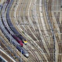 Dans la zone d’aiguillage, aux alentours immédiats de la gare du Midi, un train a subi un incident technique