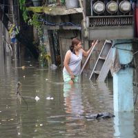 Le typhon Sanba aux Philippines